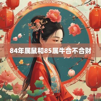84年属鼠和85属牛合不合财