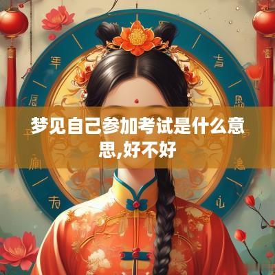 梦见自己参加考试是什么意思,好不好