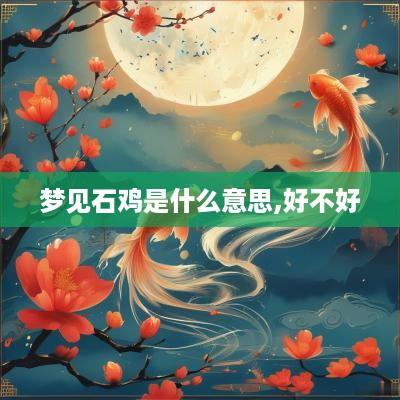 梦见石鸡是什么意思,好不好