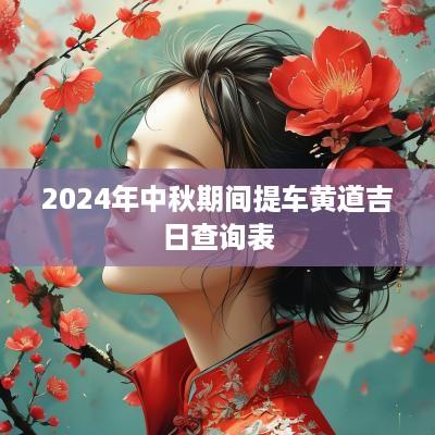 2025年中秋期间提车黄道吉日查询表