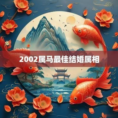 2002属马最佳结婚属相