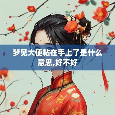 梦见大便粘在手上了是什么意思,好不好