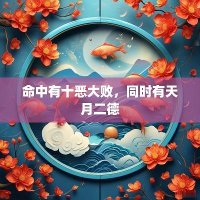 命中有十恶大败，同时有天月二德