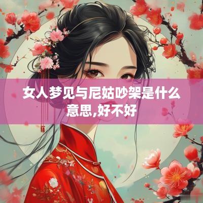 女人梦见与尼姑吵架是什么意思,好不好