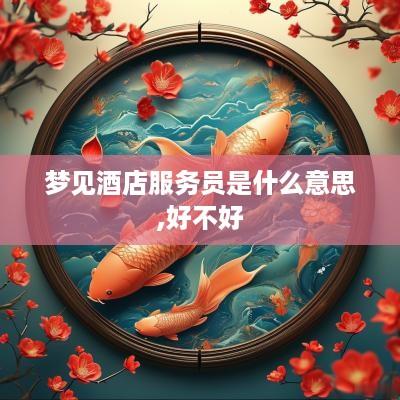 梦见酒店服务员是什么意思,好不好