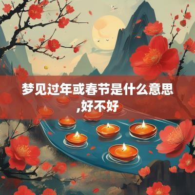 梦见过年或春节是什么意思,好不好