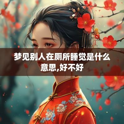 梦见别人在厕所睡觉是什么意思,好不好