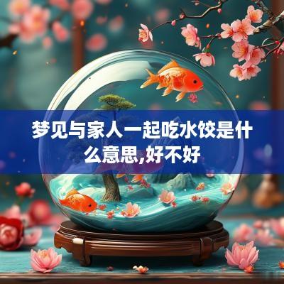 梦见与家人一起吃水饺是什么意思,好不好