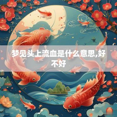 梦见头上流血是什么意思,好不好