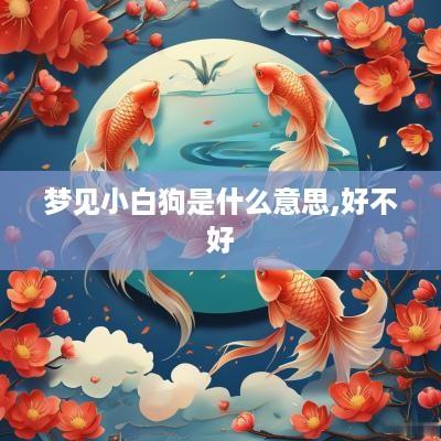 梦见小白狗是什么意思,好不好