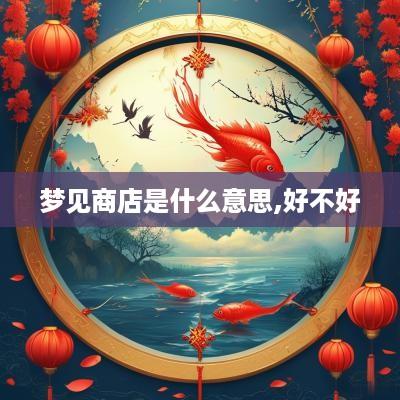 梦见商店是什么意思,好不好