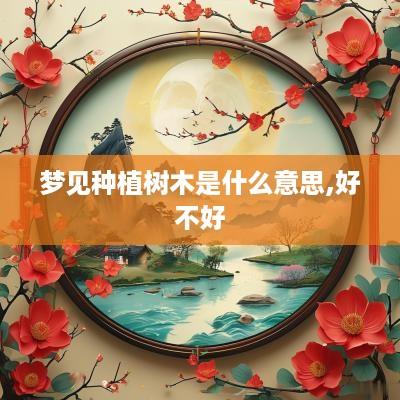 梦见种植树木是什么意思,好不好