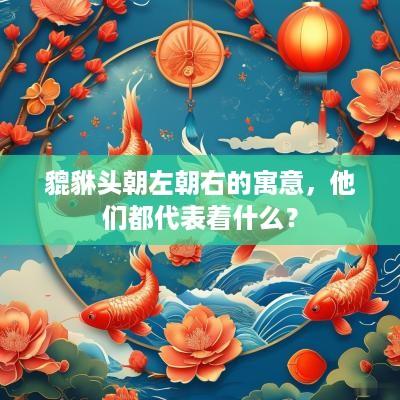 貔貅头朝左朝右的寓意，他们都代表着什么？