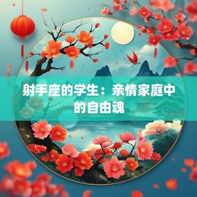 射手座的学生：亲情家庭中的自由魂