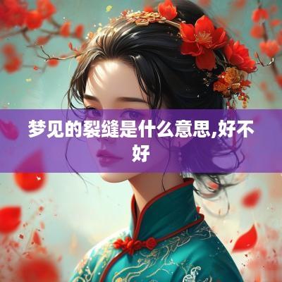 梦见的裂缝是什么意思,好不好