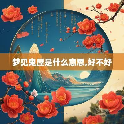 梦见鬼屋是什么意思,好不好