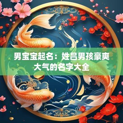 男宝宝起名：姓吕男孩豪爽大气的名字大全