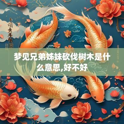 梦见兄弟姊妹砍伐树木是什么意思,好不好