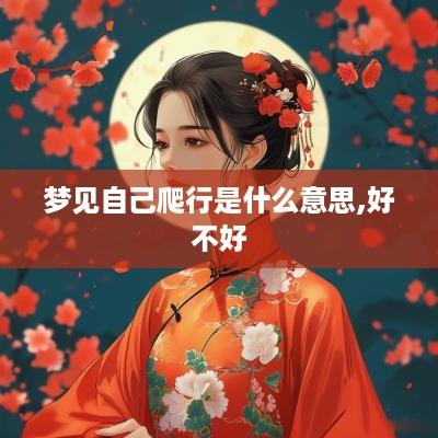 梦见自己爬行是什么意思,好不好
