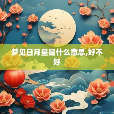 梦见日月星是什么意思,好不好
