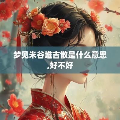 梦见米谷堆吉散是什么意思,好不好