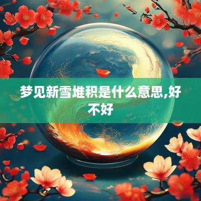 梦见新雪堆积是什么意思,好不好