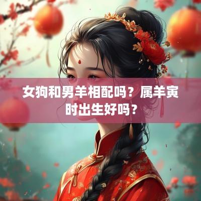 女狗和男羊相配吗？属羊寅时出生好吗？