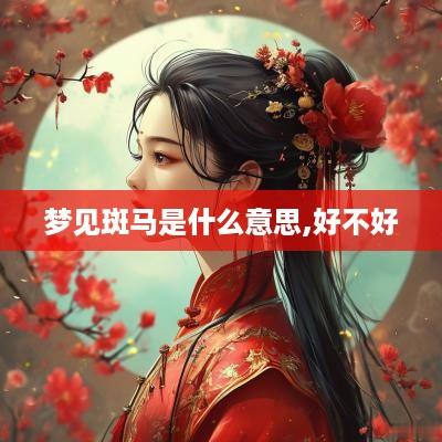 梦见斑马是什么意思,好不好