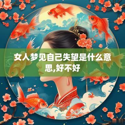 女人梦见自己失望是什么意思,好不好
