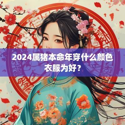 2025属猪本命年穿什么颜色衣服为好？