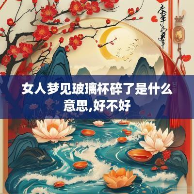女人梦见玻璃杯碎了是什么意思,好不好