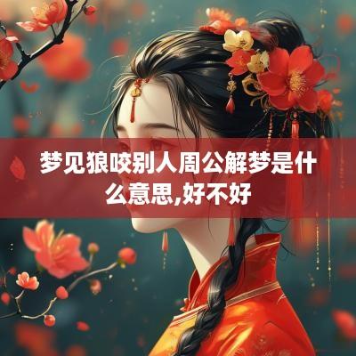 梦见狼咬别人周公解梦是什么意思,好不好