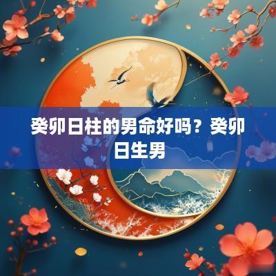 癸卯日柱的男命好吗？癸卯日生男
