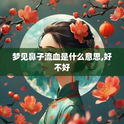 梦见鼻子流血是什么意思,好不好