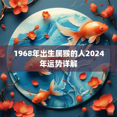 1968年出生属猴的人2025年运势详解