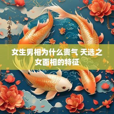 女生男相为什么贵气 天选之女面相的特征