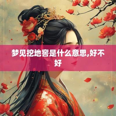 梦见挖地窖是什么意思,好不好