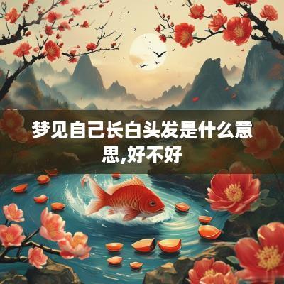 梦见自己长白头发是什么意思,好不好