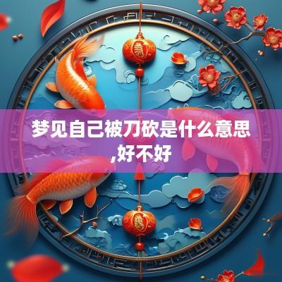 梦见自己被刀砍是什么意思,好不好