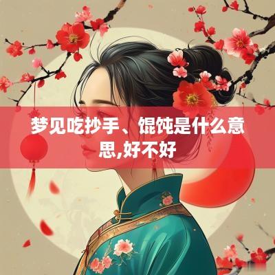 梦见吃抄手、馄饨是什么意思,好不好