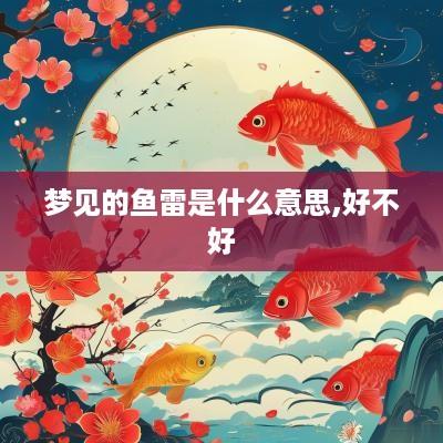 梦见的鱼雷是什么意思,好不好
