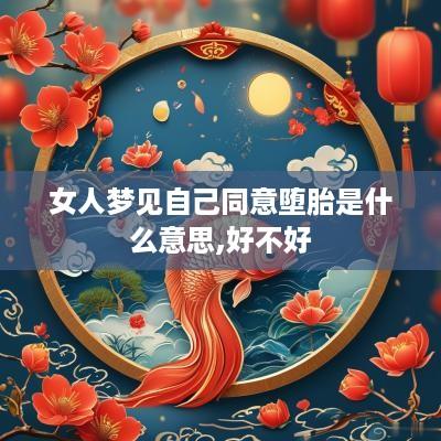 女人梦见自己同意堕胎是什么意思,好不好