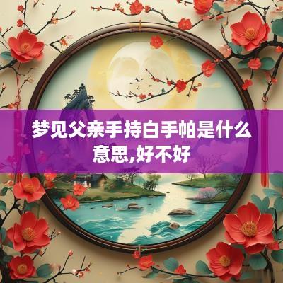 梦见父亲手持白手帕是什么意思,好不好