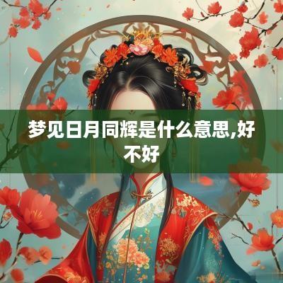 梦见日月同辉是什么意思,好不好