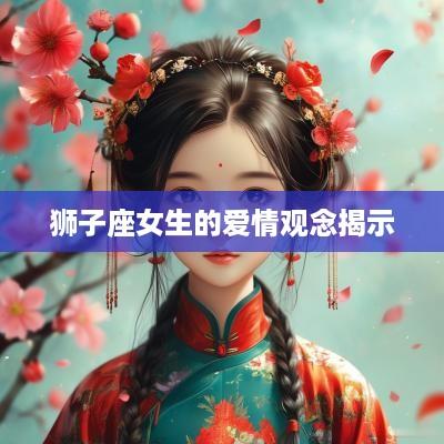 狮子座女生的爱情观念揭示