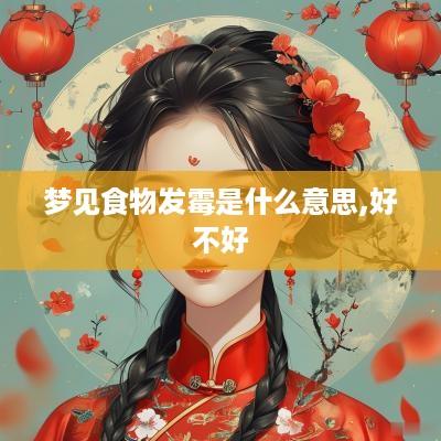 梦见食物发霉是什么意思,好不好