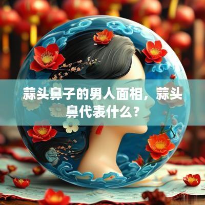 蒜头鼻子的男人面相，蒜头鼻代表什么？
