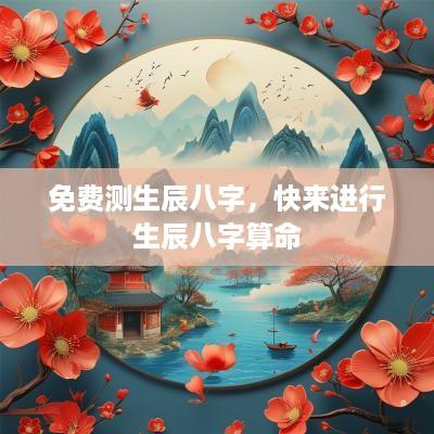 免费测生辰八字，快来进行生辰八字算命