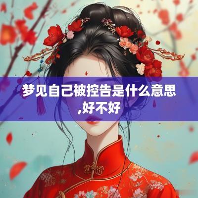 梦见自己被控告是什么意思,好不好