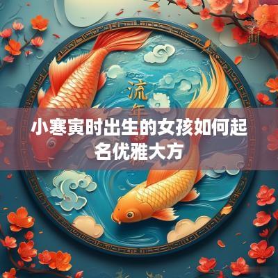 小寒寅时出生的女孩如何起名优雅大方